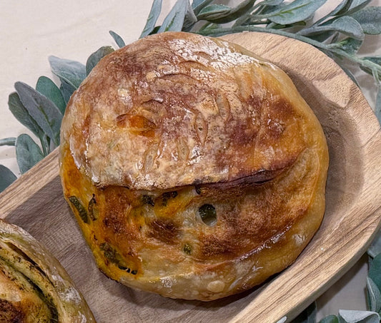 Jalapeño Cheddar Sourdough Loaf